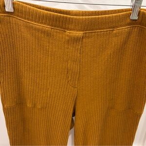 Free People Beach Brown Ribbed Cropped Lounge Pants Size XS